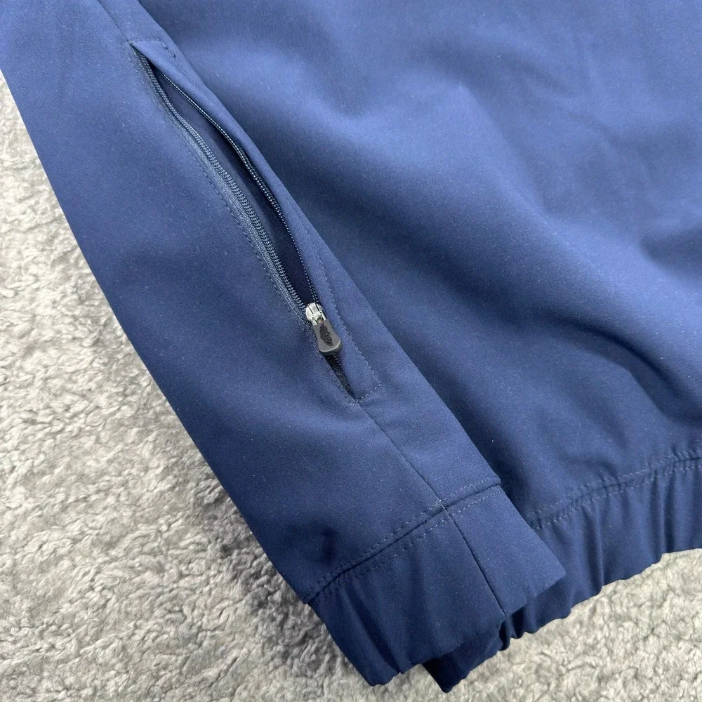Straight Down Performance Mens XL 1/4 Zip Pullover‎ Navy Blue Bighorn Golf Club